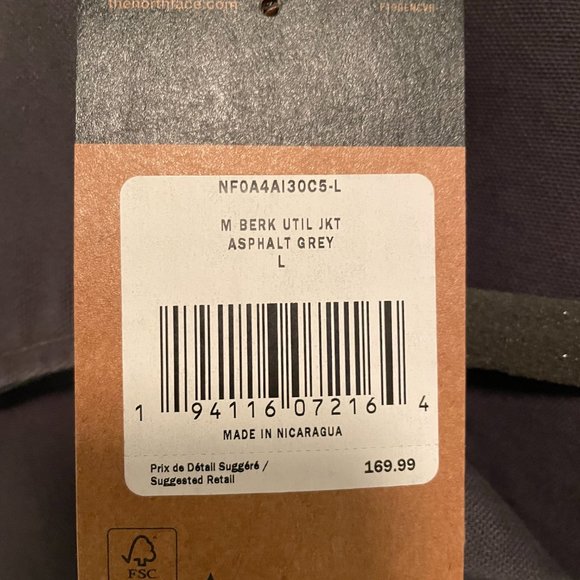 The North Face Men's Outerlands Jacket / Large Size - Picture 4 of 5